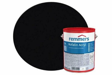 Remmers Rofalin Acryl Zwart ral 9005