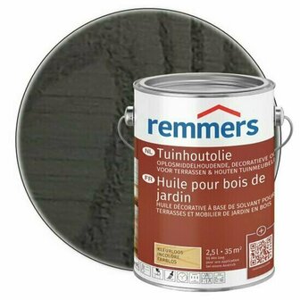 Remmers Tuinhoutolie oplosmiddelhoudend Zwart 9005