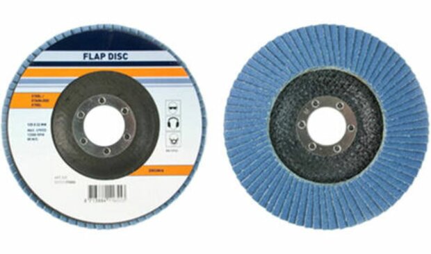 Lamellenschijf 125mm korrel P40 per stuk