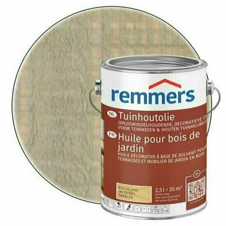 Remmers Tuinhoutolie oplosmiddelhoudend Leemgrijs FT20926
