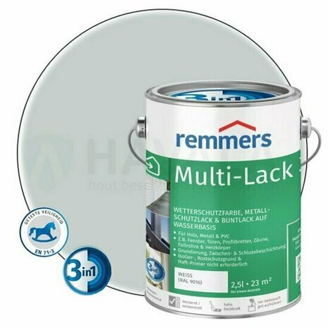 Remmers Multi-Lak 3 in 1 Licht Grijs (RAL 7035)