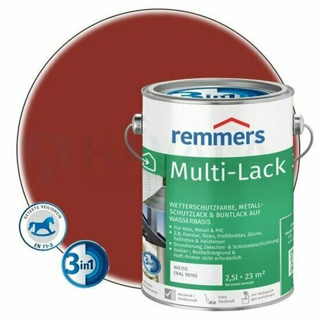 Remmers Multi-Lak 3 in 1 Scandinavisch rood