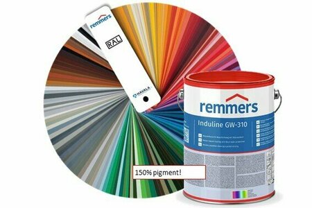Remmers Induline GW-310 RAL kleur naar keuze - bijna dekkend - 150% Pigment (uitlopend product)