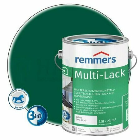 Remmers Multi-Lak 3 in 1 Mosgroen (RAL 6005)